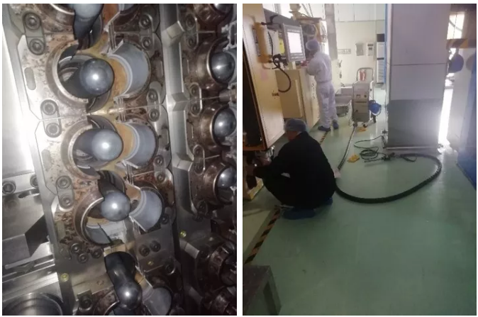 糧油生產線 幹冰清洗機案例