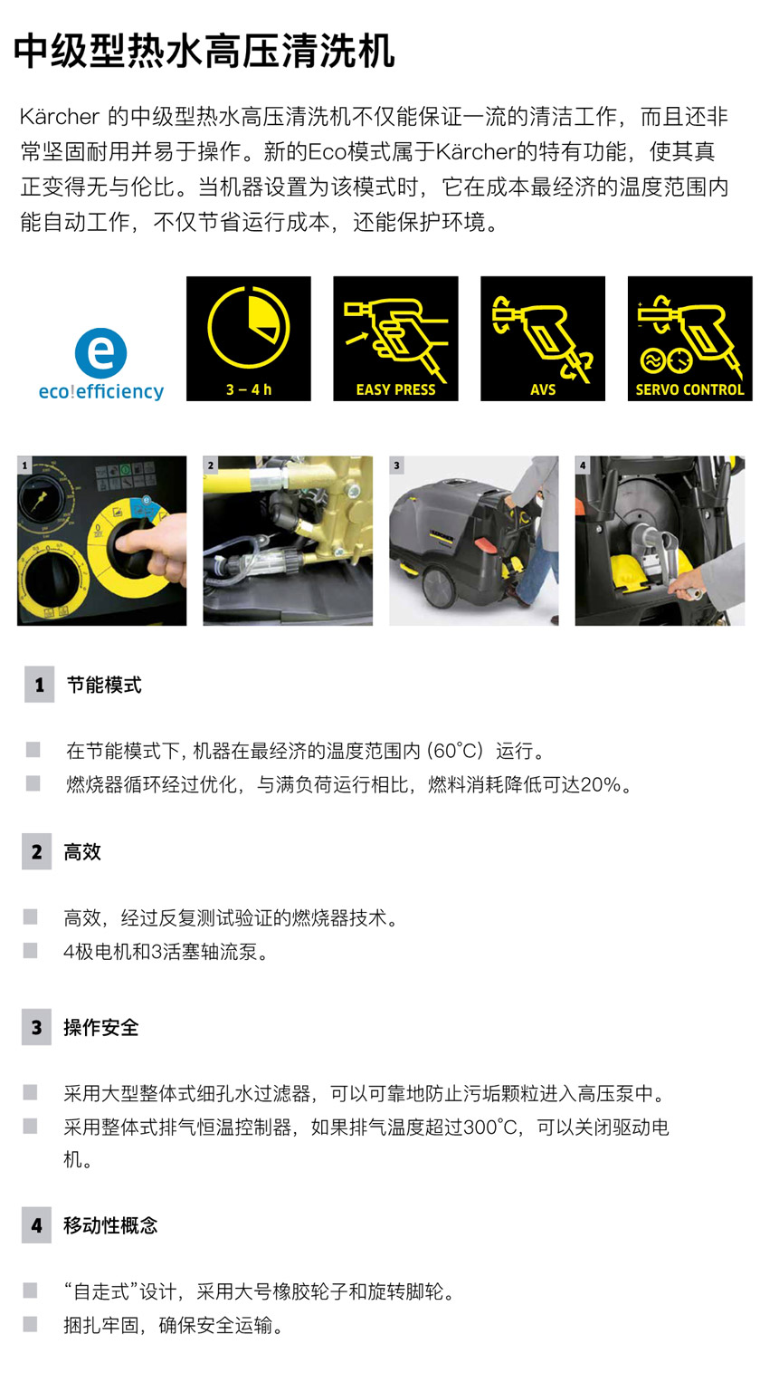 中（zhōng）級型熱水高壓清洗機